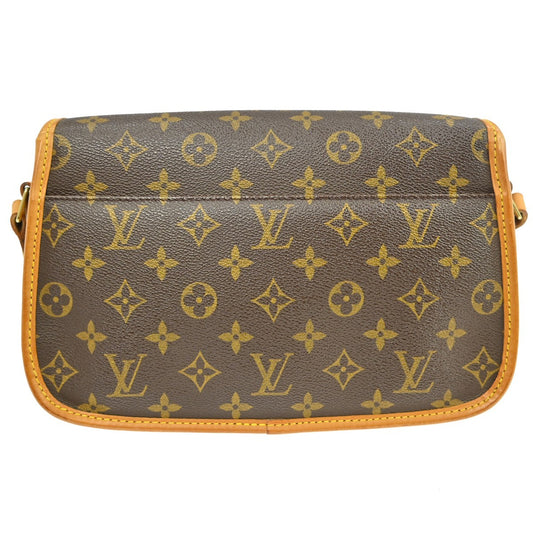 Louis Vuitton Sologne Handbag Monogram Canvas, Brown, Canvas, Shoulder Bag