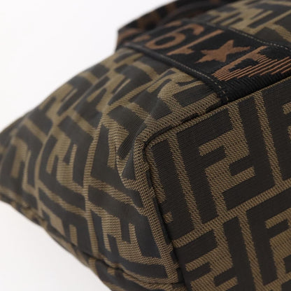 Fendi Zucca Tote bag FF motif, BROWN, CANVAS, Tote bag