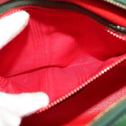 Celine Shoulder Bag Leather, GREEN, LEATHER, Shoulder bag