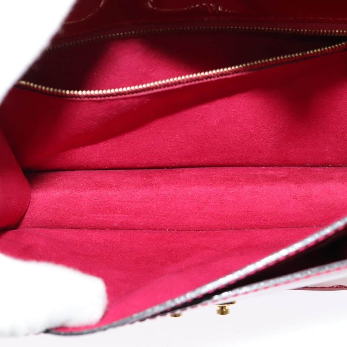 Louis Vuitton Monceau Handbag Vernis, RED, PATENT_LEATHER, Handbag