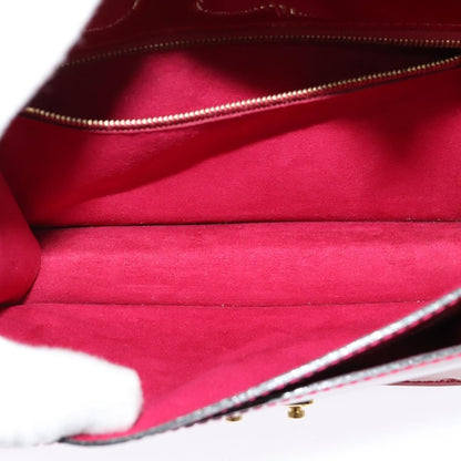 Louis Vuitton Monceau Handbag Vernis, RED, PATENT_LEATHER, Handbag