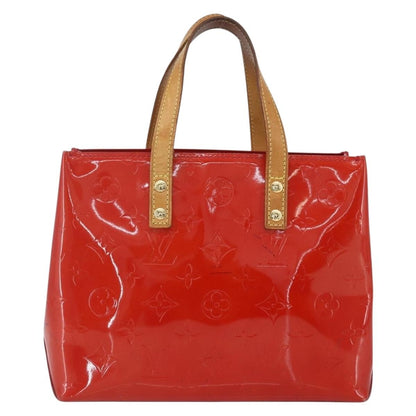Louis Vuitton Reade Handbag Monogram Vernis, Red, Patent Leather, Handbag