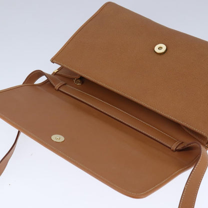 Gucci Vintage Shoulder Bag Leather, BEIGE, LEATHER, Shoulder bag