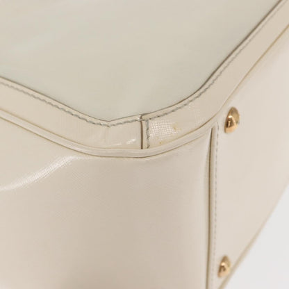 Salvatore Ferragamo Betulla Chain Tote Leather, WHITE, LEATHER, Handbag