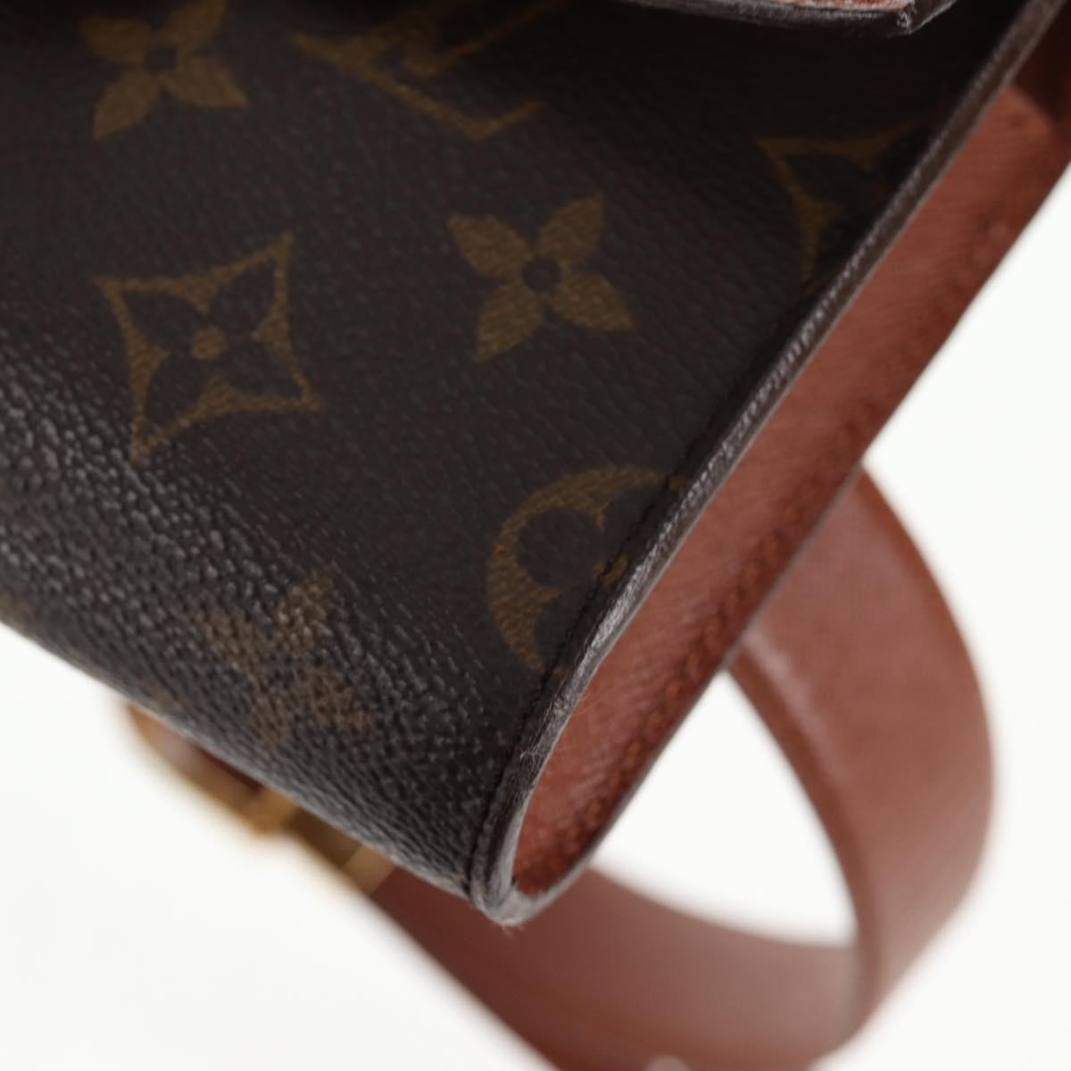Louis Vuitton Pochette Arche Waist Bag Monogram Canvas, BROWN, CANVAS, Crossbody bag