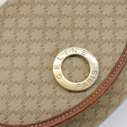 Celine Macadam Shoulder Bag PVC Leather, BEIGE, PVC, Shoulder bag