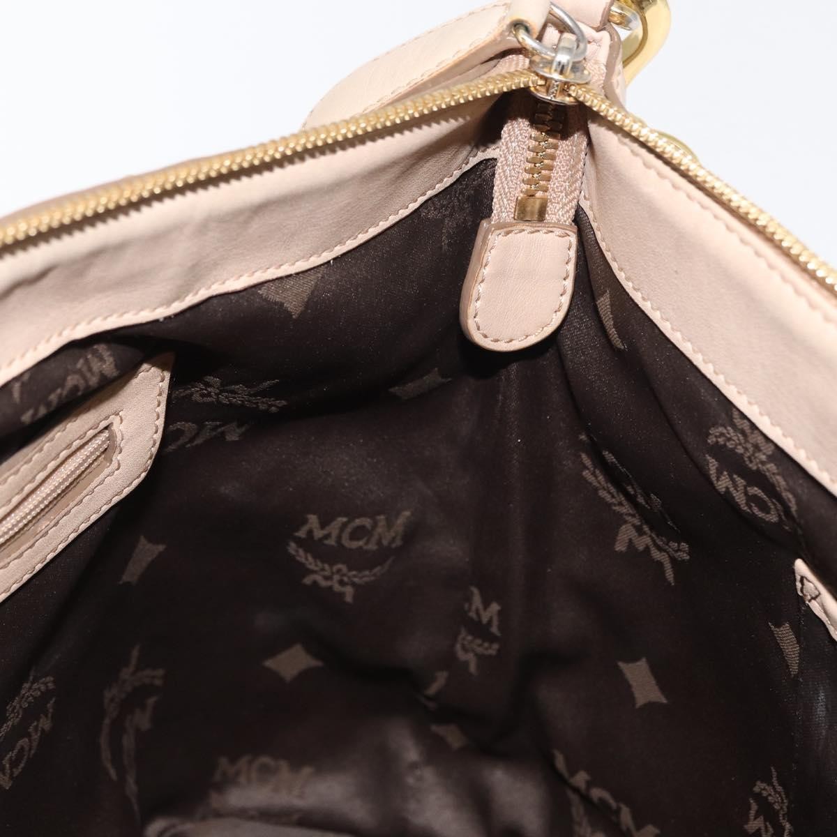 MCM Vintage Visetos Tote bag Canvas, BEIGE, PVC, Tote bag