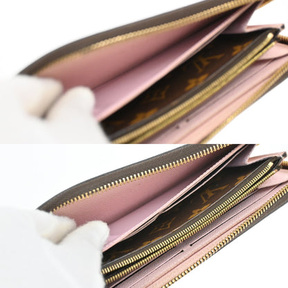 Louis Vuitton Clemence Wallet Monogram Canvas, BROWN, LEATHER, Wallets