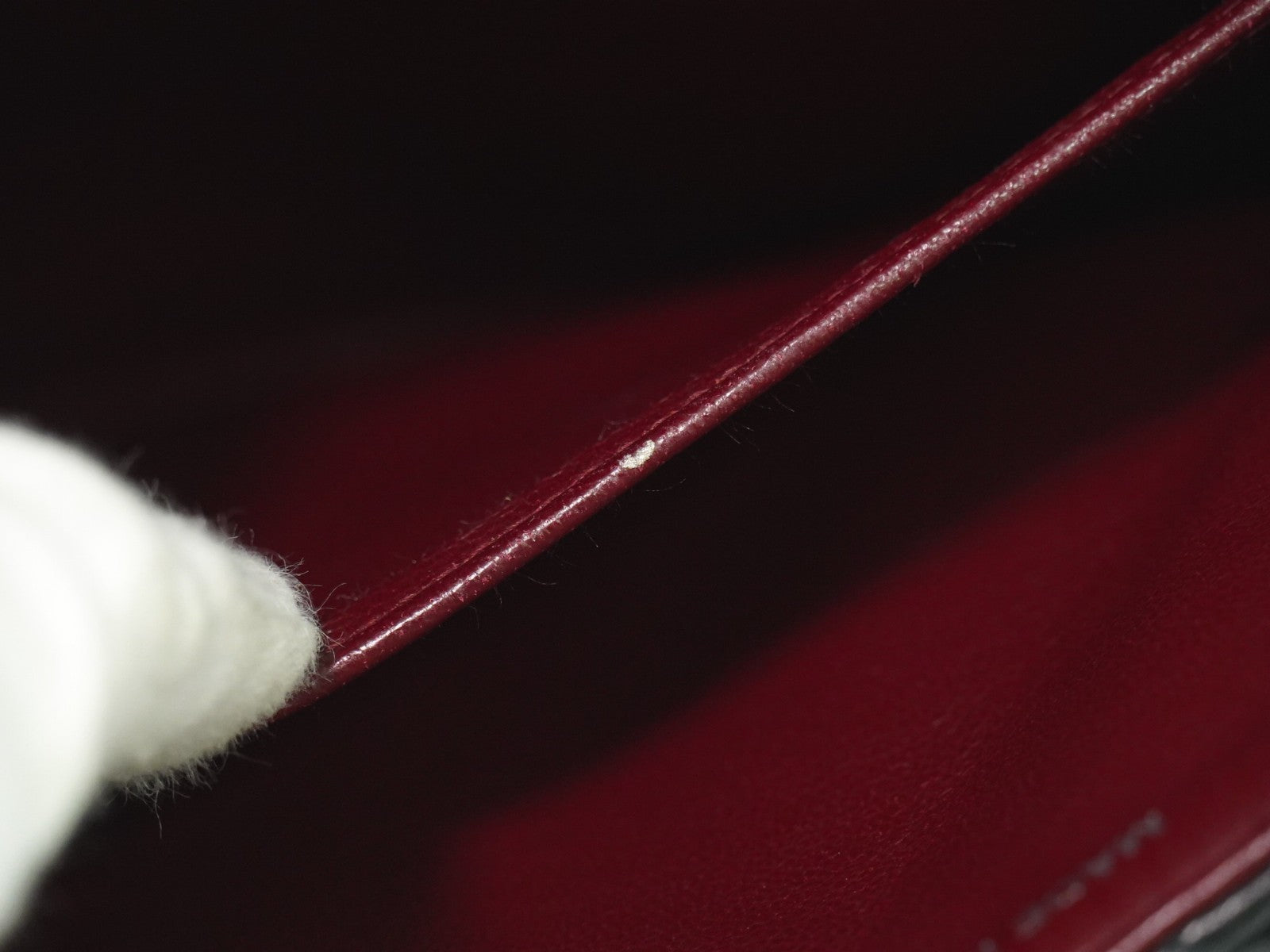 Chanel Vintage ID Bracelet Flap Bag Quilted Lambskin, BLACK, LEATHER, Handbag