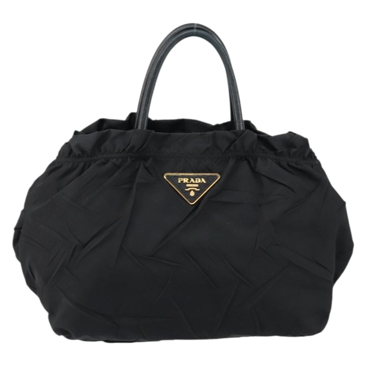 Prada Vintage Handbag Tessuto, BLACK, NYLON, Handbag