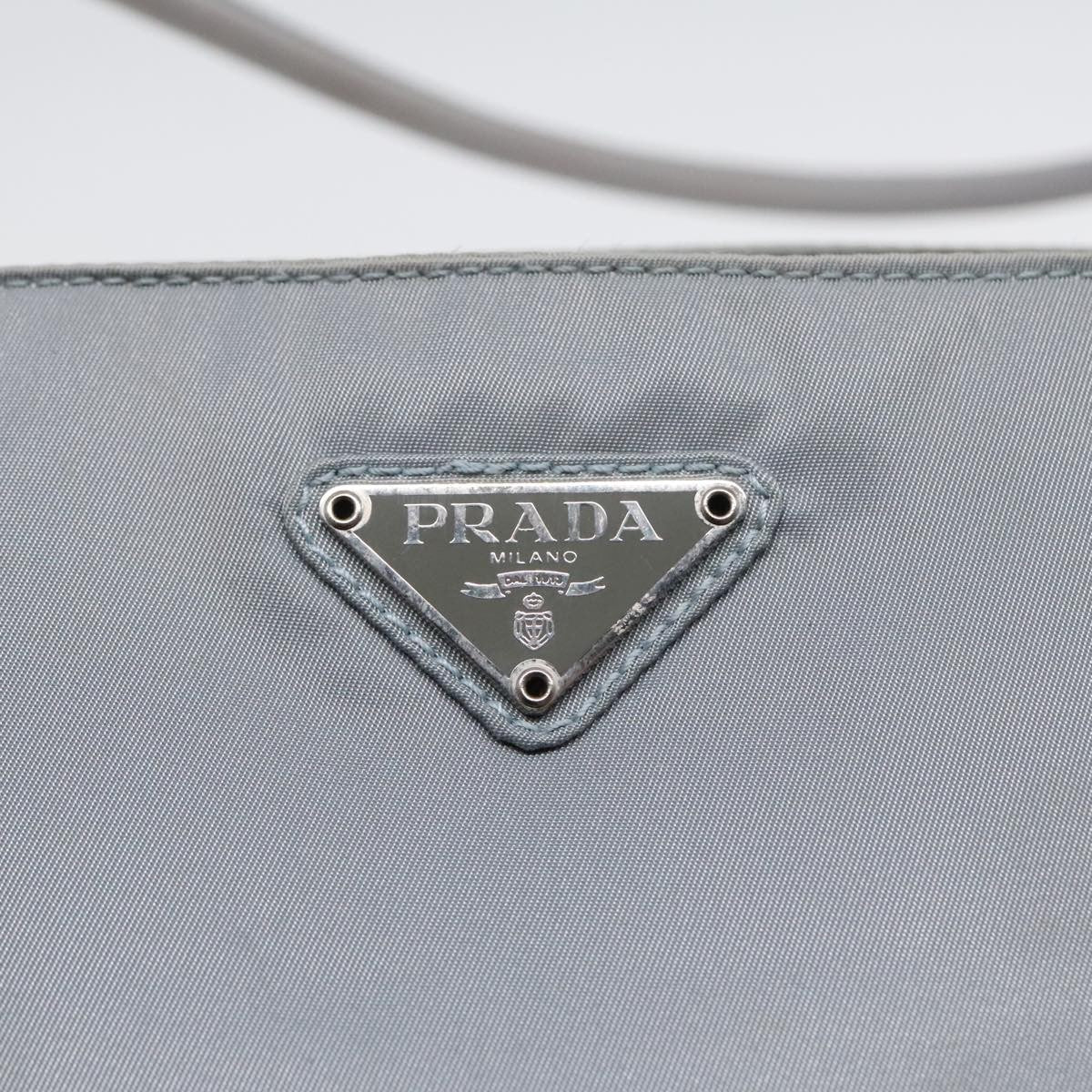 Prada Vintage Tote Tessuto, BLUE, NYLON, Tote bag