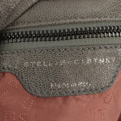 Stella McCartney Falabella Fold Over Bag Faux Leather, GRAY, POLYESTER, Shoulder bag