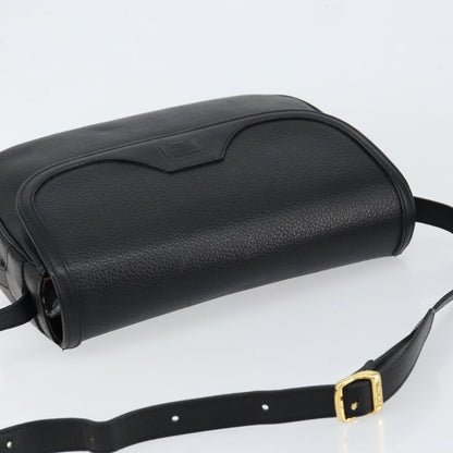 Burberry Flap Shoulder Bag Leather, BLACK, LEATHER, Shoulder bag