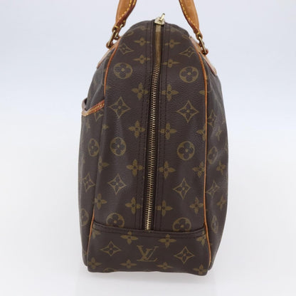 Louis Vuitton Deauville Handbag Monogram Canvas, BROWN, CANVAS, Handbag