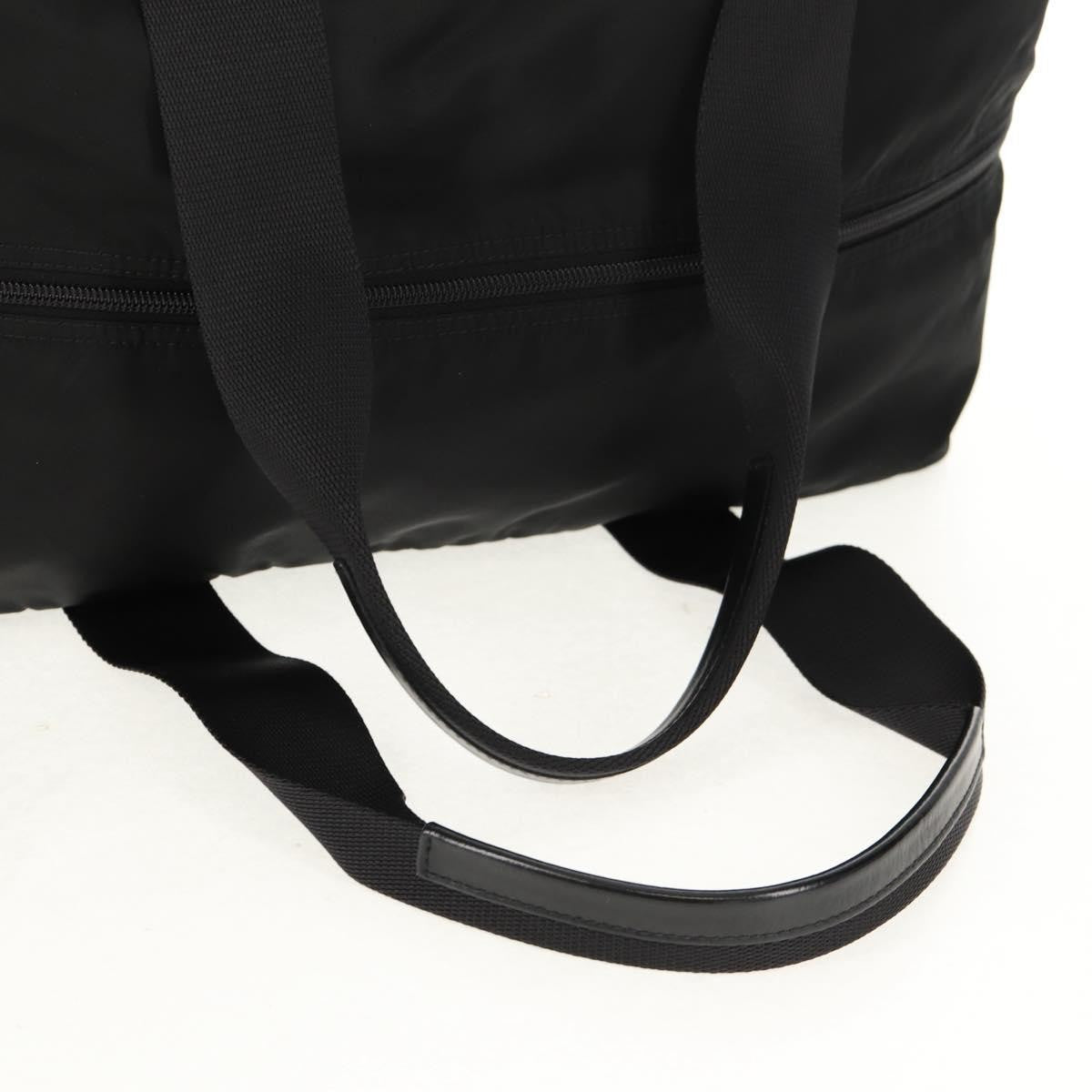 Prada Vintage Boston Bag Nylon, BLACK, NYLON, Travel bag