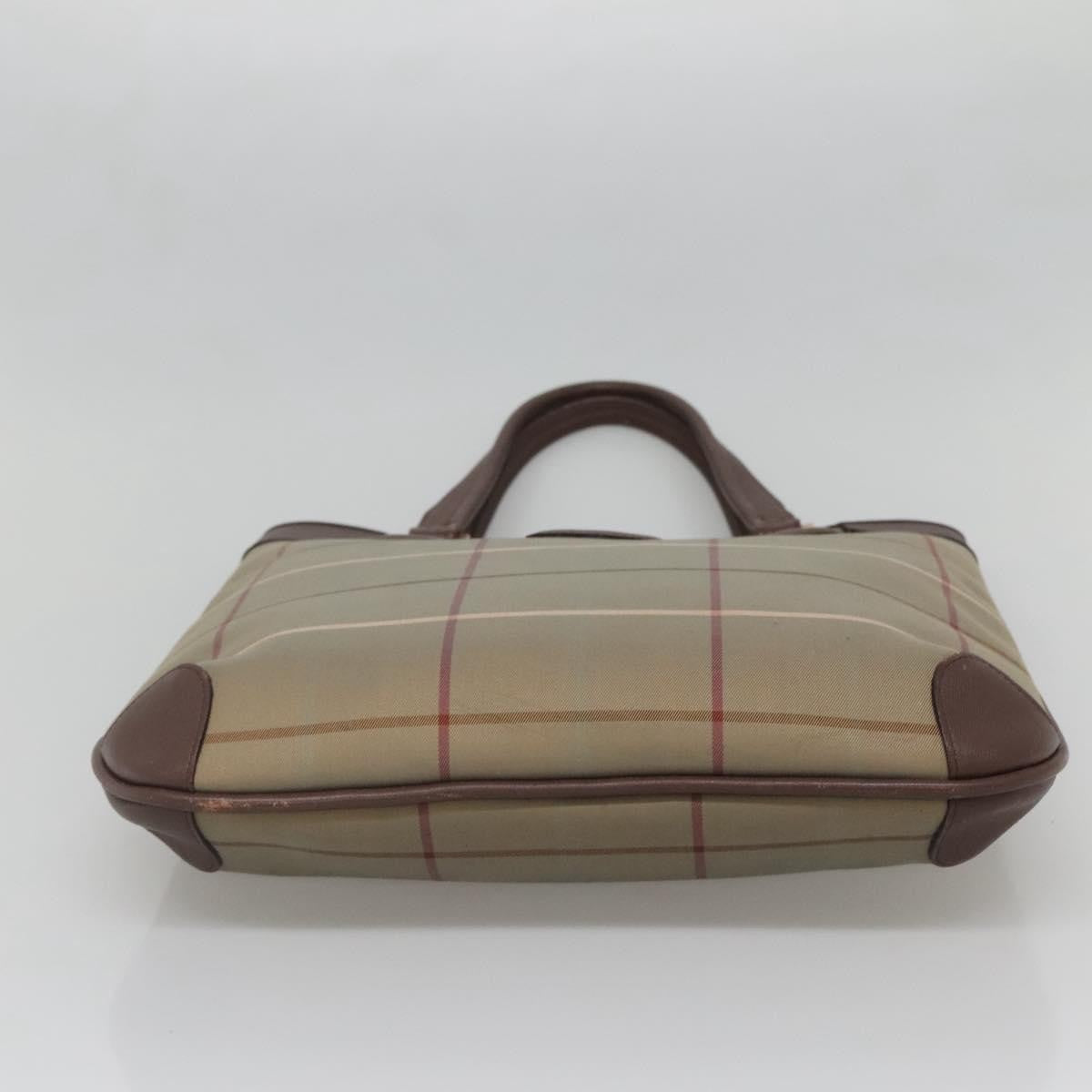 Burberry Nova Check Tote Canvas and Leather, BEIGE, CANVAS, Tote bag