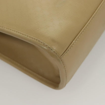 Gucci Vintage Jackie Handbag Leather, BEIGE, LEATHER, Handbag