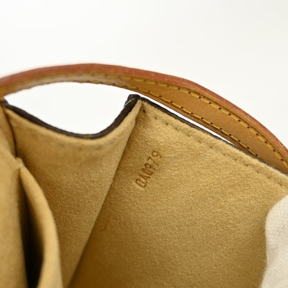 Louis Vuitton Twin Handbag Monogram Canvas, BROWN, CANVAS, Clutche & pouche