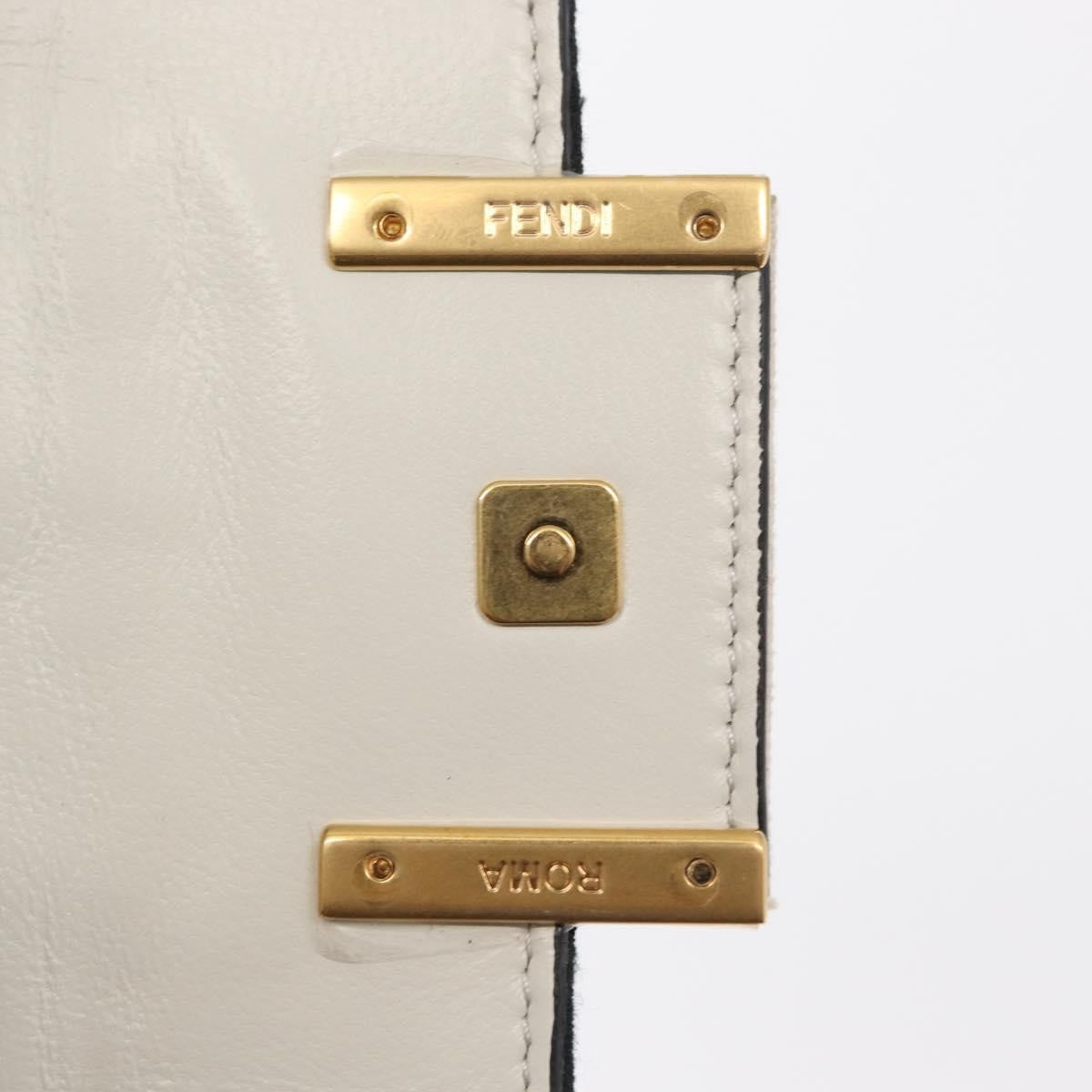 Fendi Chain Baguette Charm Bag Zucca Canvas, MULTICOLOUR, CANVAS, Clutche & pouche