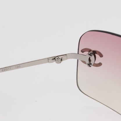 Chanel Logo CC Sunglasses Metal, PINK, METAL, Sunglasse