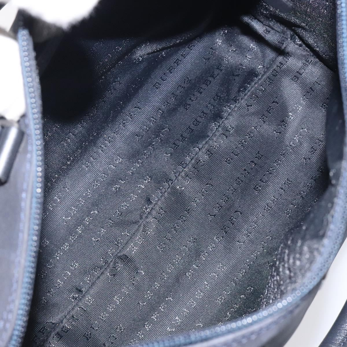 Burberry Nova check boston bag Canvas, NAVY, CANVAS, Handbag