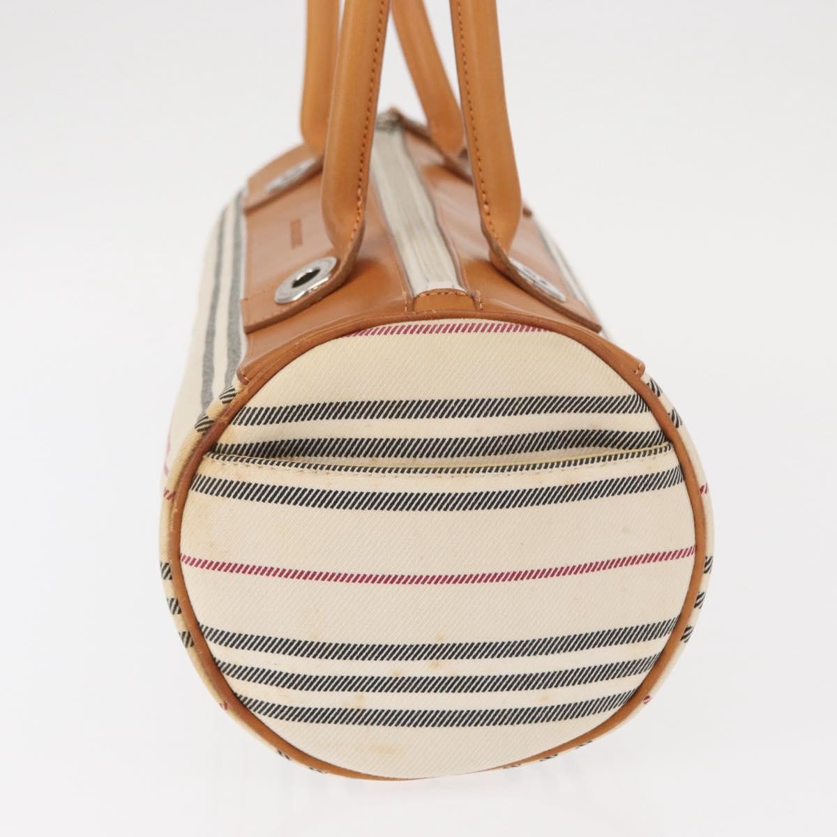 Burberry Vintage Handbag Canvas, BEIGE, CANVAS, Handbag