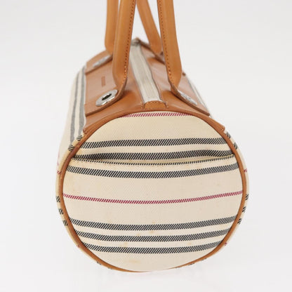 Burberry Vintage Handbag Canvas, BEIGE, CANVAS, Handbag