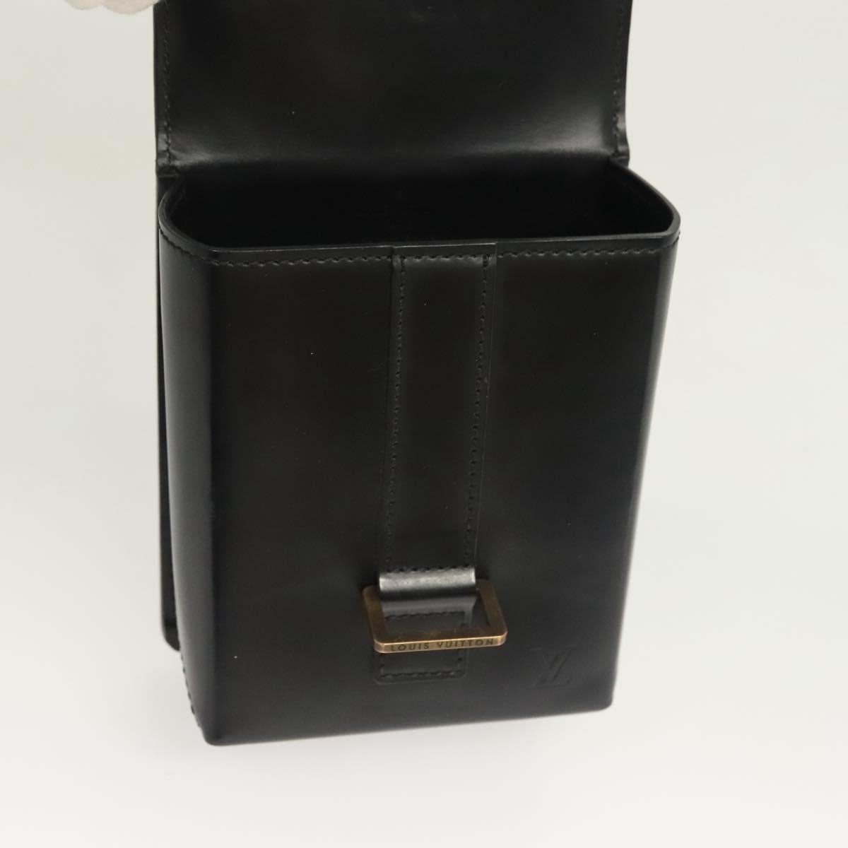 Louis Vuitton Pisteu Bum Bag Leather, BLACK, LEATHER, Shoulder bag