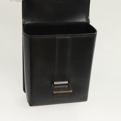 Louis Vuitton Pisteu Bum Bag Leather, BLACK, LEATHER, Shoulder bag