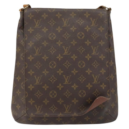 Louis Vuitton Musette Salsa Handbag Monogram Canvas, BROWN, CANVAS, Shoulder bag