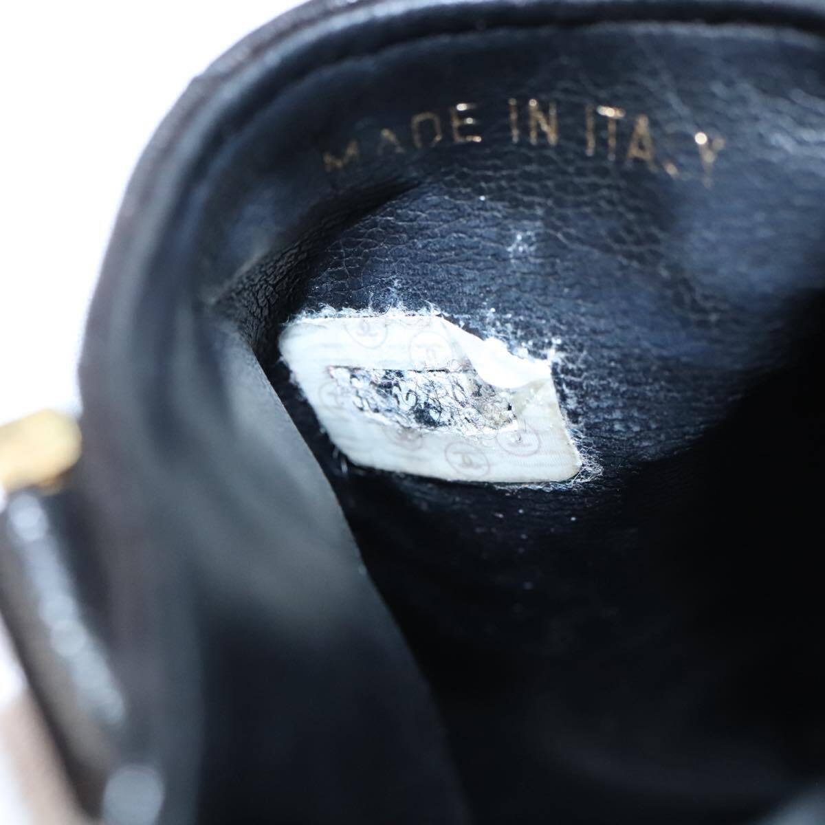 Chanel CC Phone Pouch with Chain Quilted Lambskin, BLACK, LEATHER, Crossbody bag