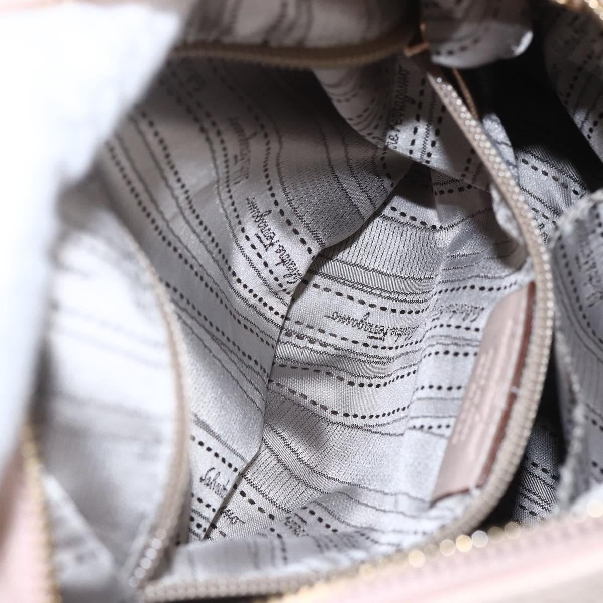 Salvatore Ferragamo Vala Handbag Leather, PINK, LEATHER, Handbag