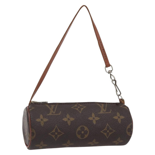 Louis Vuitton Papillon Pochette Monogram Canvas, BROWN, CANVAS, Clutche & pouche
