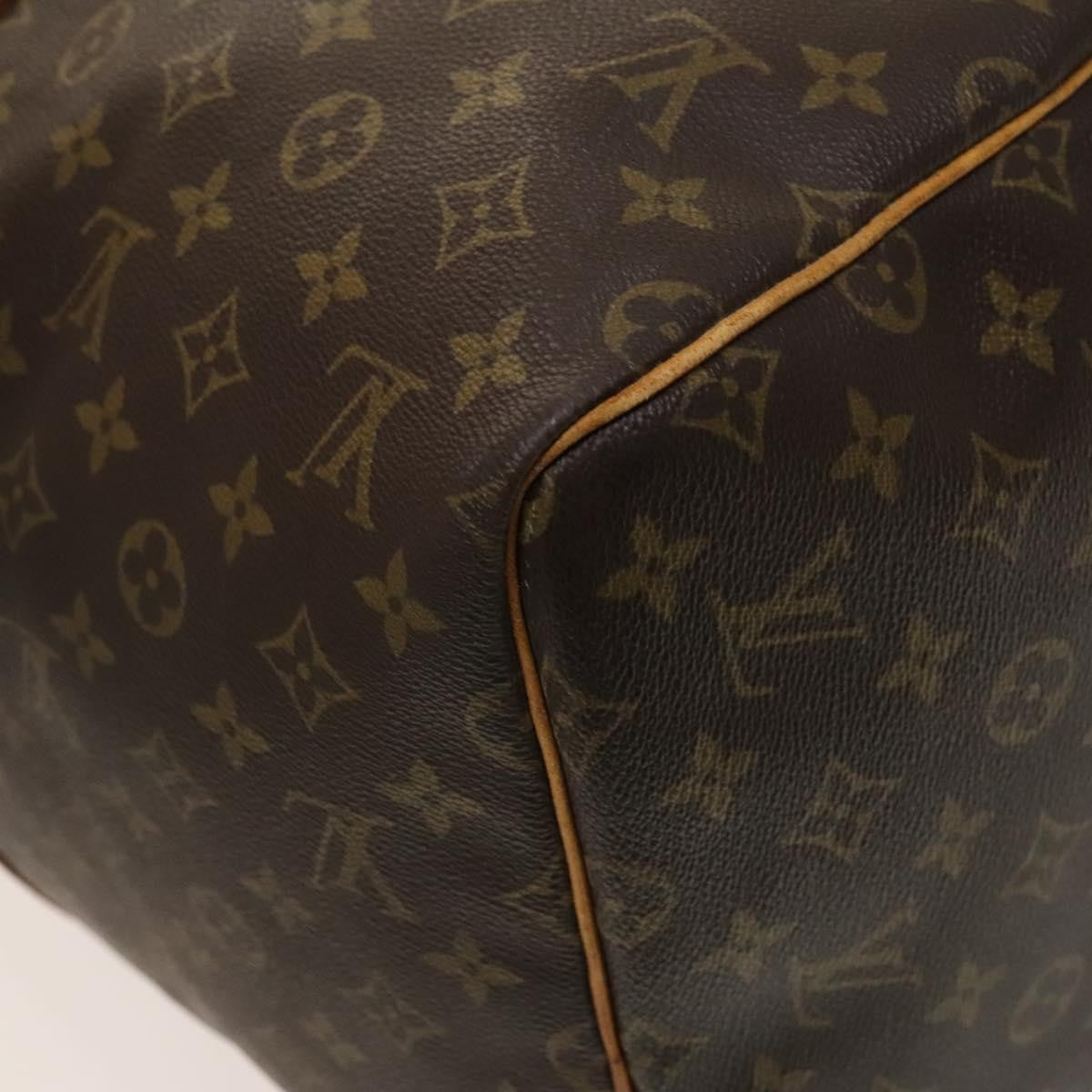 Louis Vuitton Keepall Bag Monogram Canvas, BROWN, CANVAS, Travel bag