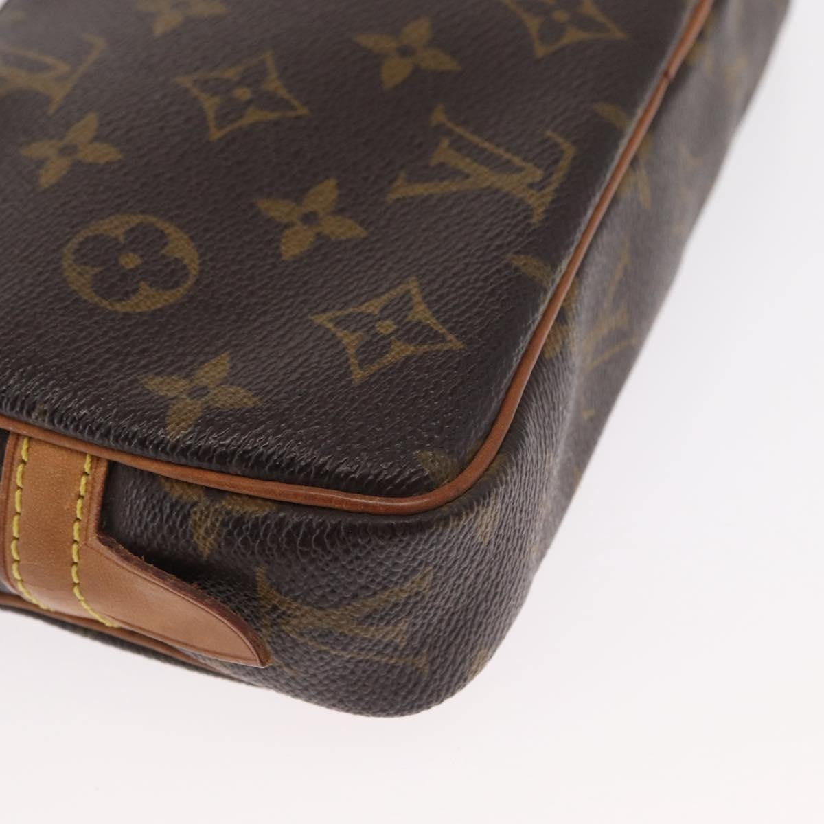Louis Vuitton Pochette Marly Bandouliere Bag Monogram Canvas, BROWN, CANVAS, Shoulder bag