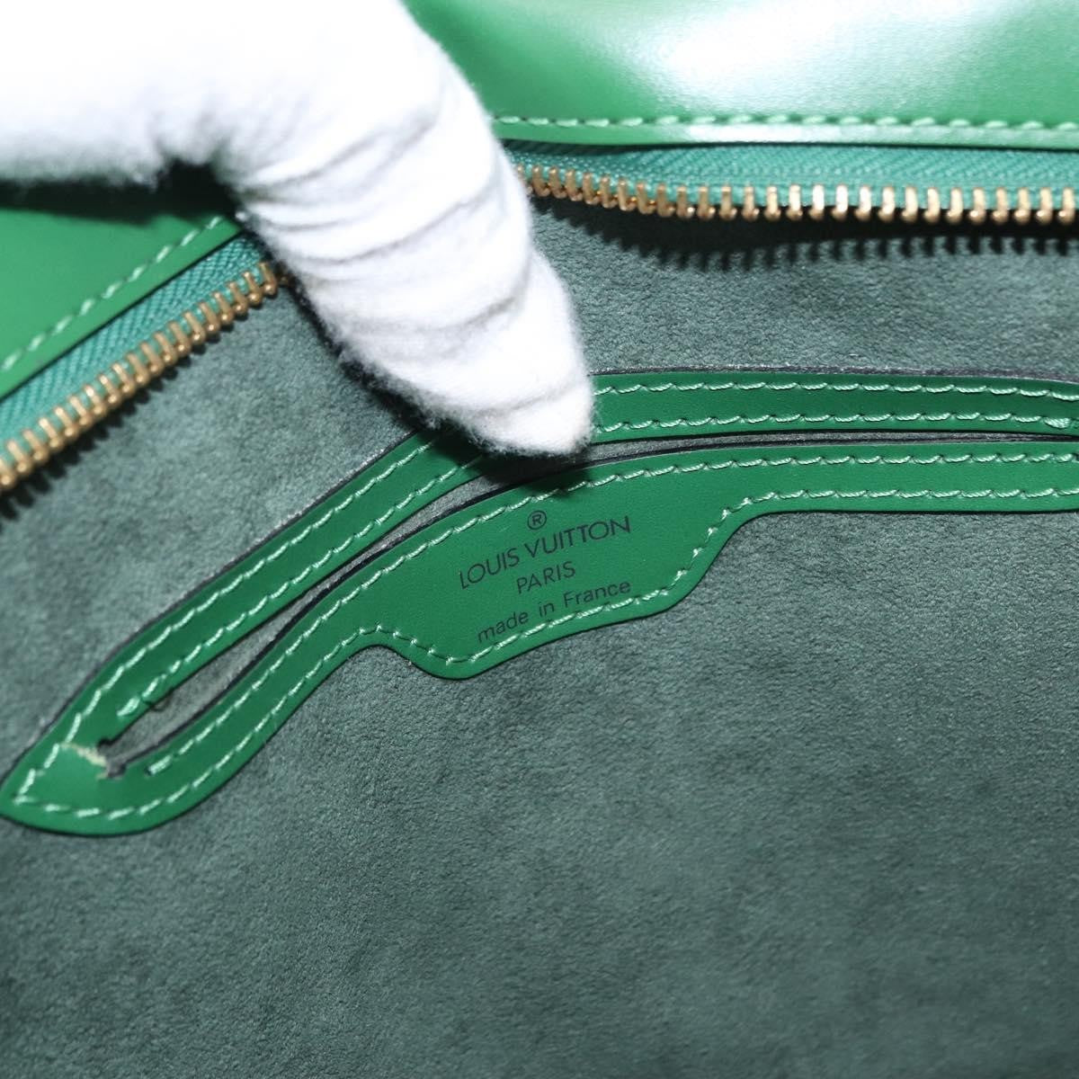 Louis Vuitton Saint Jacques Handbag Epi Leather, GREEN, EPI LEATHER, Handbag
