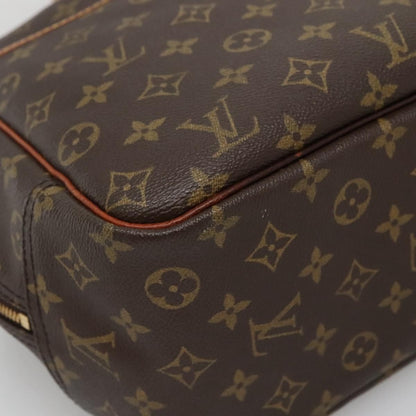 Louis Vuitton Deauville Handbag Monogram Canvas, BROWN, CANVAS, Handbag