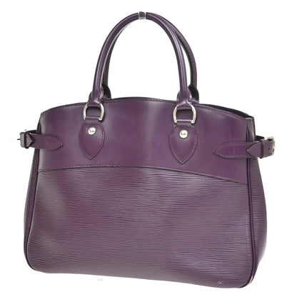 Louis Vuitton Passy Tote Epi Leather, PURPLE, LEATHER, Tote bag