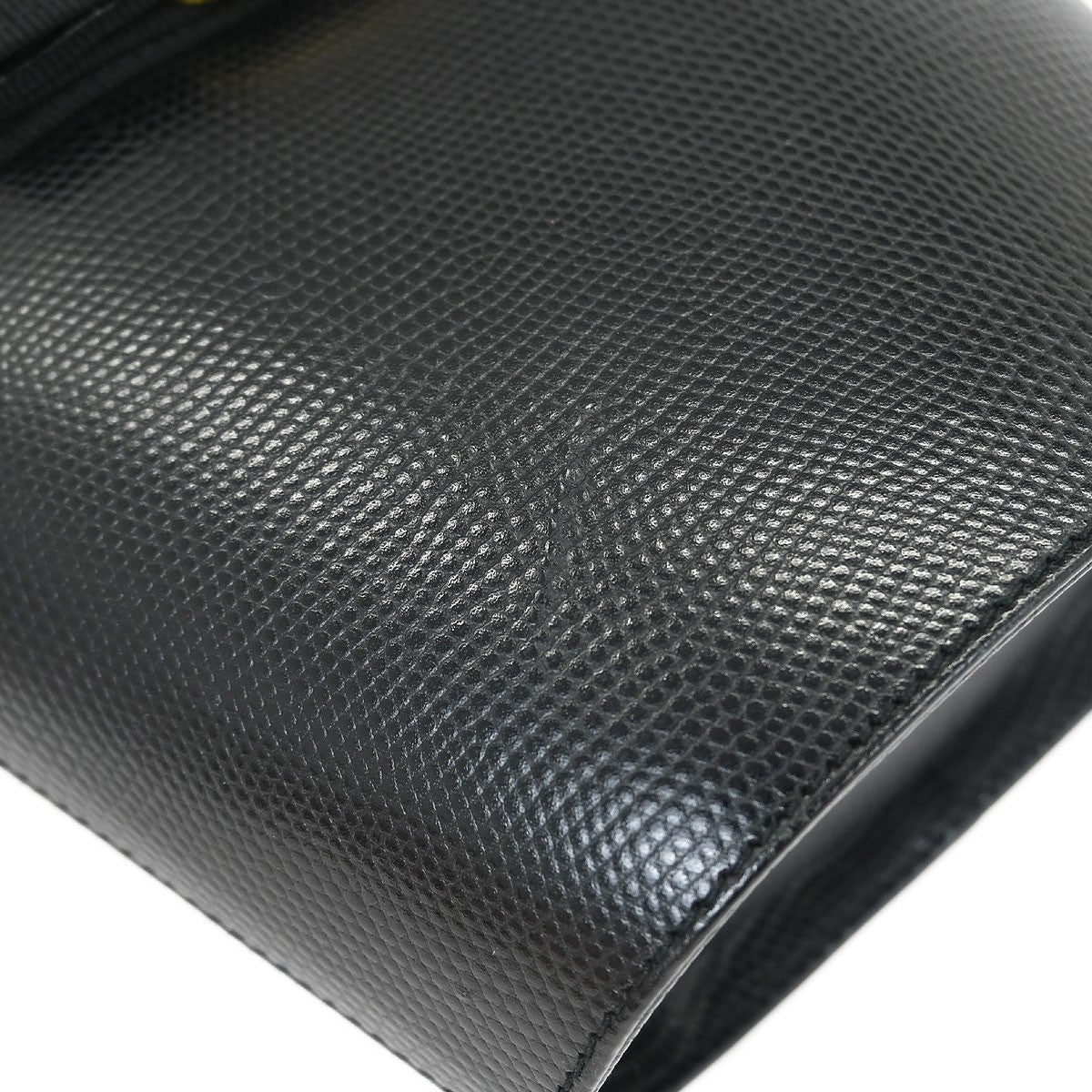 Salvatore Ferragamo Vara Bow Top Handle Bucket Bag Leather, BLACK, LEATHER, Handbag