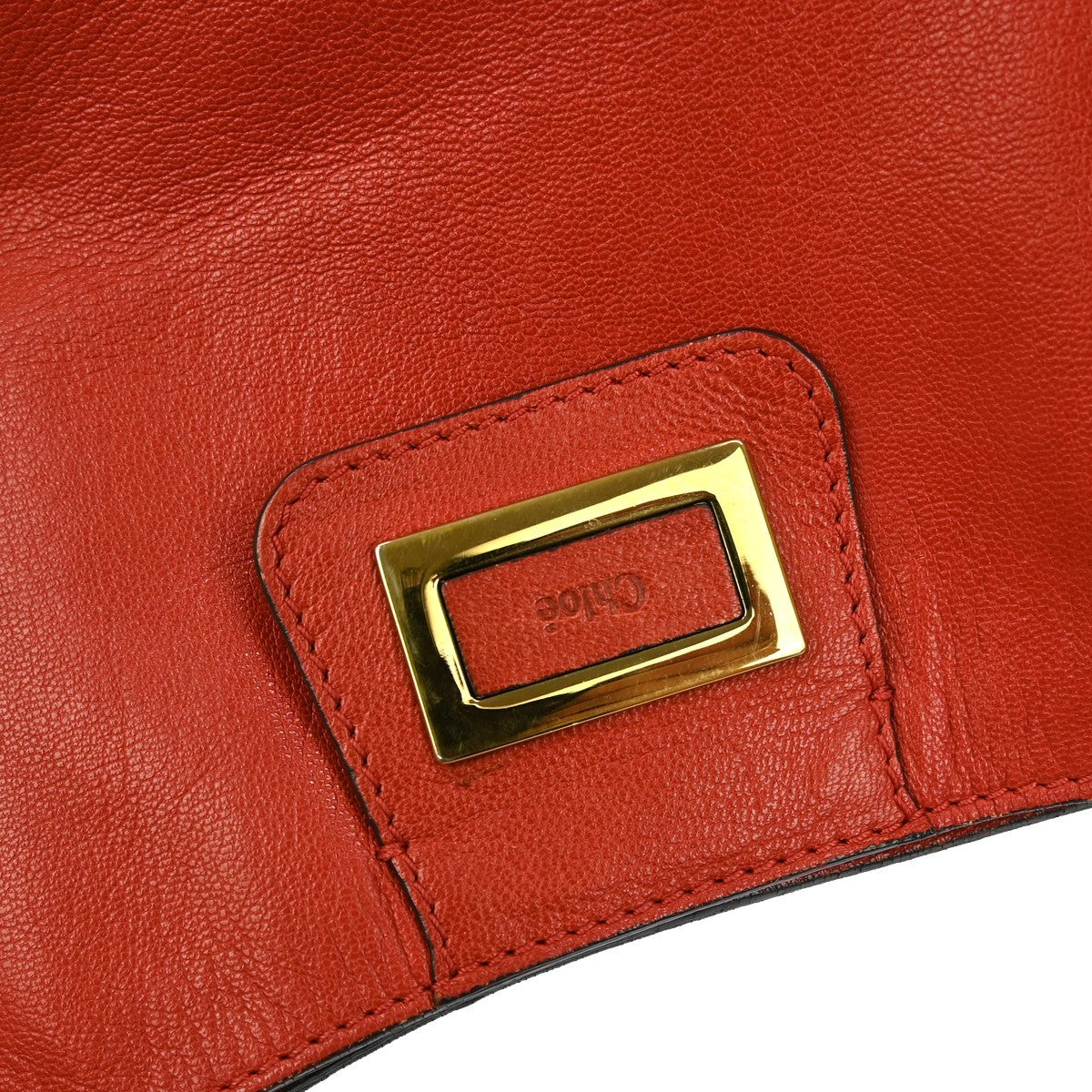 Chloe Irène Tote bag Leather, RED, LEATHER, Tote bag