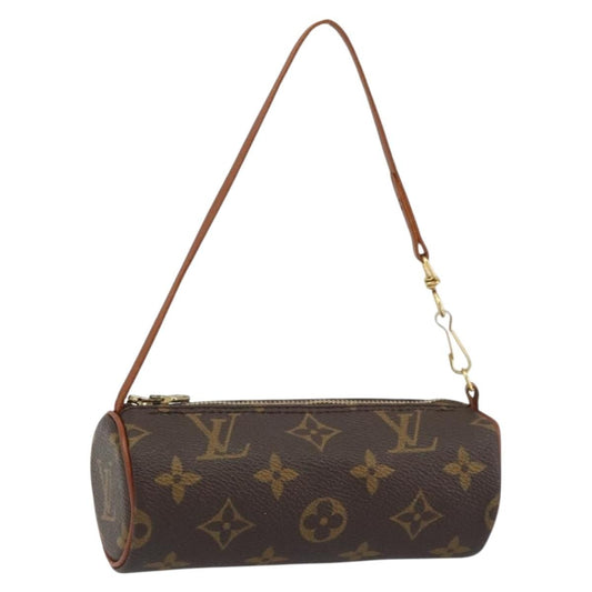 Louis Vuitton Papillon Pochette Monogram Canvas, BROWN, CANVAS, Clutche & pouche