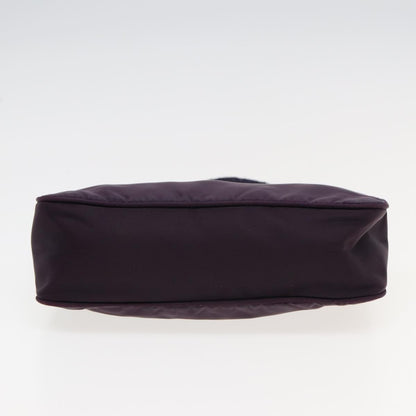 Prada Pochette Shoulder Bag Tessuto, PURPLE, NYLON, Clutche & pouche