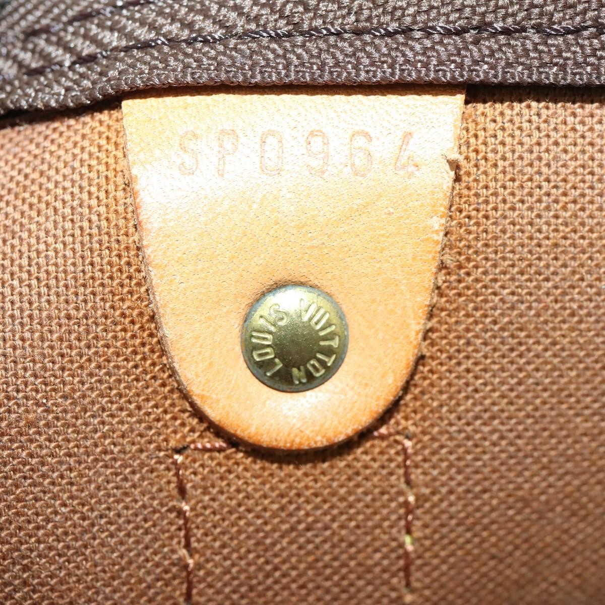 Louis Vuitton Keepall Bag Monogram Canvas, BROWN, CANVAS, Travel bag