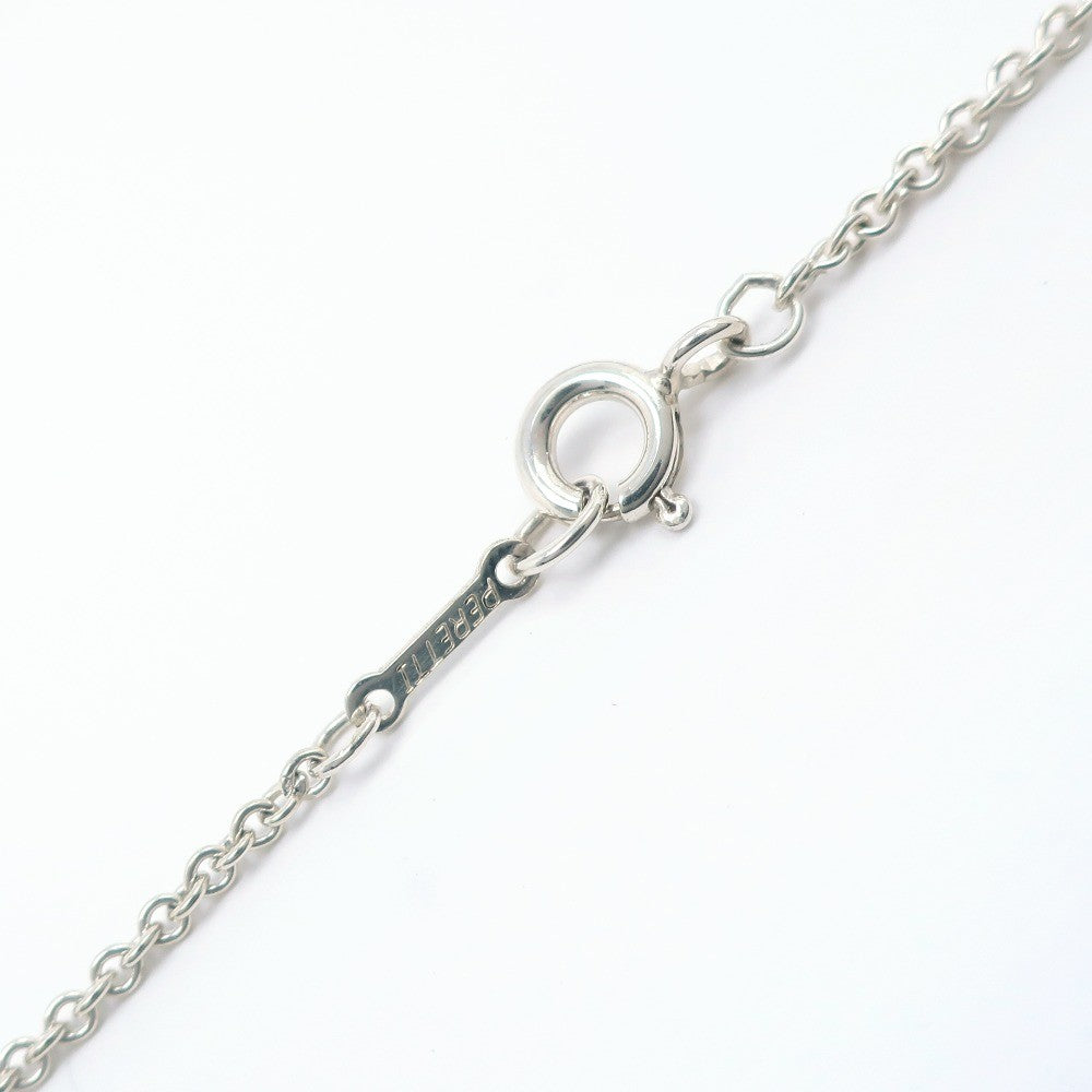 Tiffany & Co. Elsa Peretti Double Loop Pendant Necklace Silver 925, SILVER, SILVER, Necklace