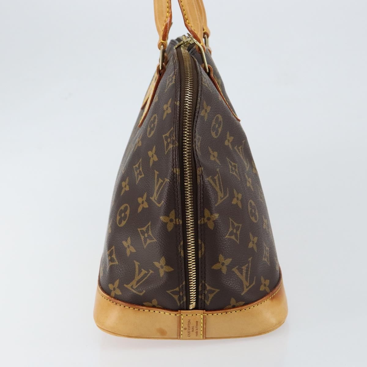 Louis Vuitton Alma Handbag Monogram Canvas, BROWN, CANVAS, Handbag