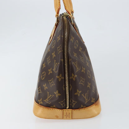 Louis Vuitton Alma Handbag Monogram Canvas, BROWN, CANVAS, Handbag