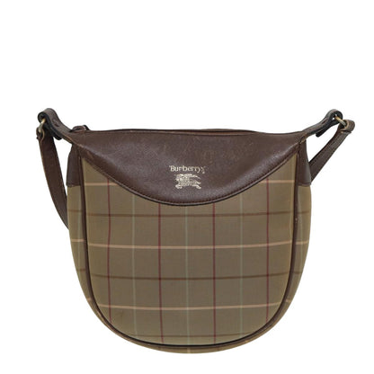 Burberry Nova check Shoulder bag Canvas, BEIGE, CANVAS, Shoulder bag