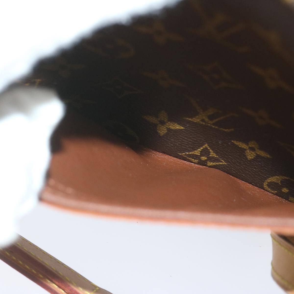 Louis Vuitton Blois Handbag Monogram Canvas, BROWN, CANVAS, Handbag