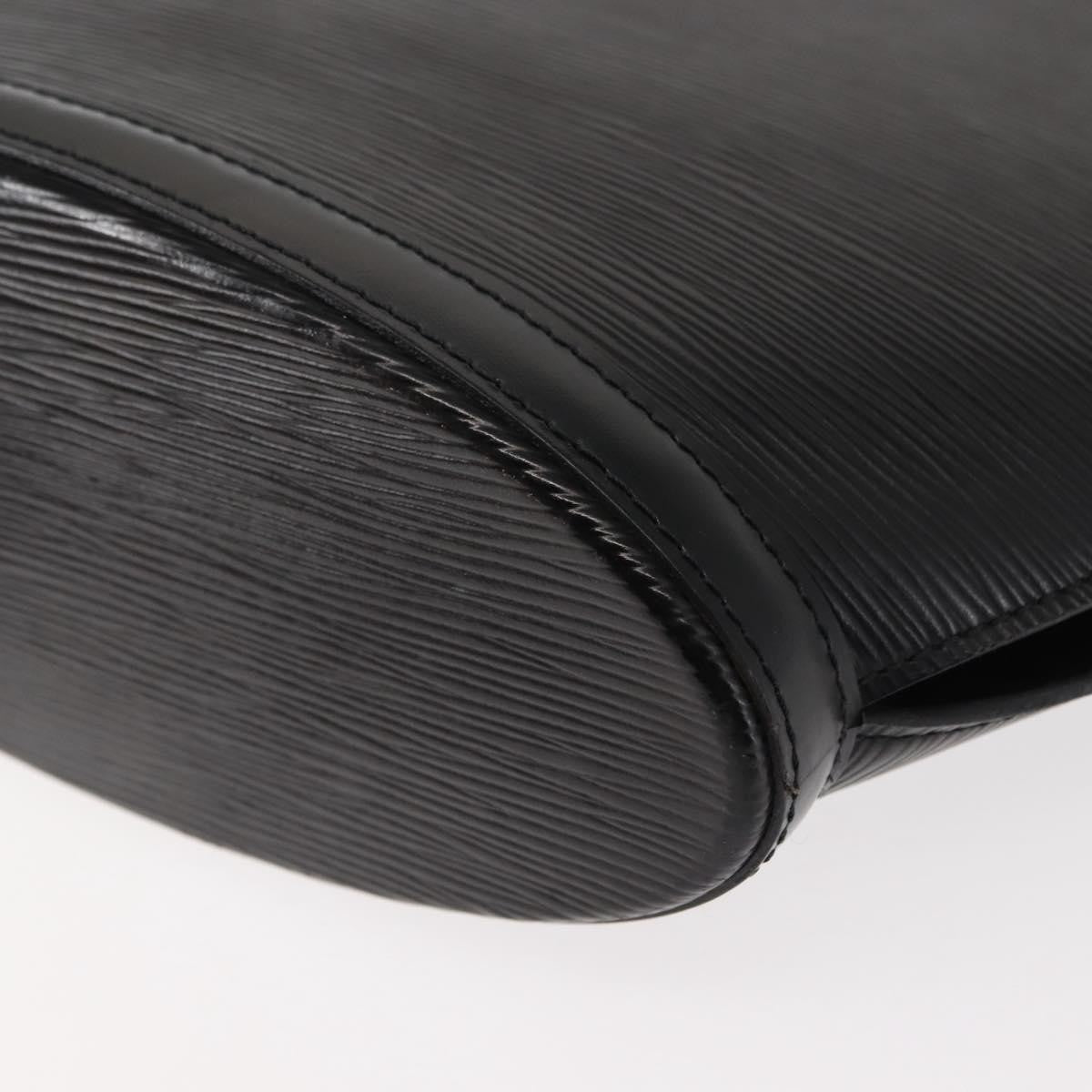 Louis Vuitton Saint Jacques Handbag Epi Leather, BLACK, LEATHER, Shoulder bag