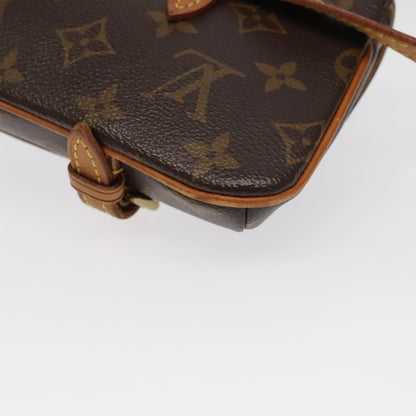 Louis Vuitton Pochette Marrell Monogram Canvas, BROWN, CANVAS, Clutche & pouche